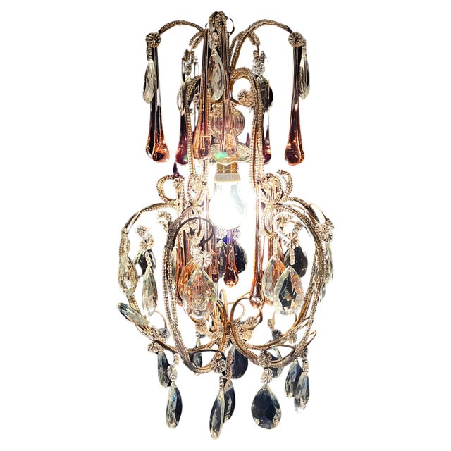 Hepburn's Tears Murano Chandelier, 1950s For Sale - Image 18 of 18