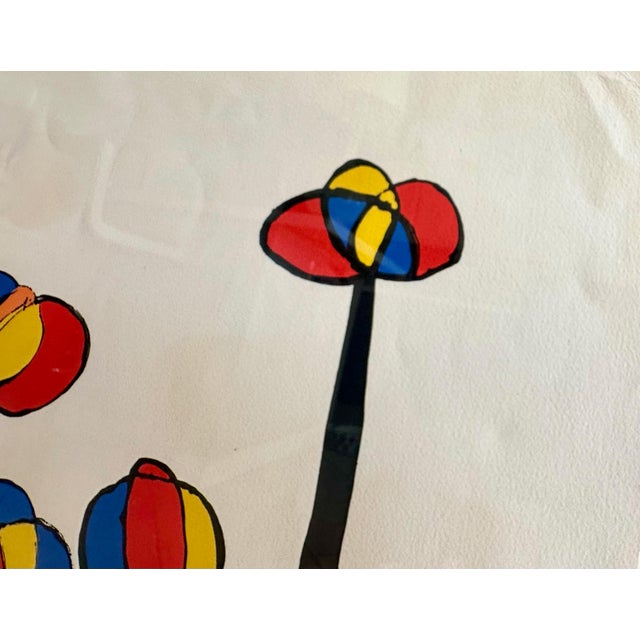 1970s Alexander Calder Untitled/Flowers Fences 1972 Magie Eolienne Portfolio For Sale - Image 5 of 16