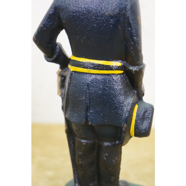 Antique Cast Iron Robert E Lee & Ulysses S Grant Civil War Bookends 8" For Sale - Image 13 of 15