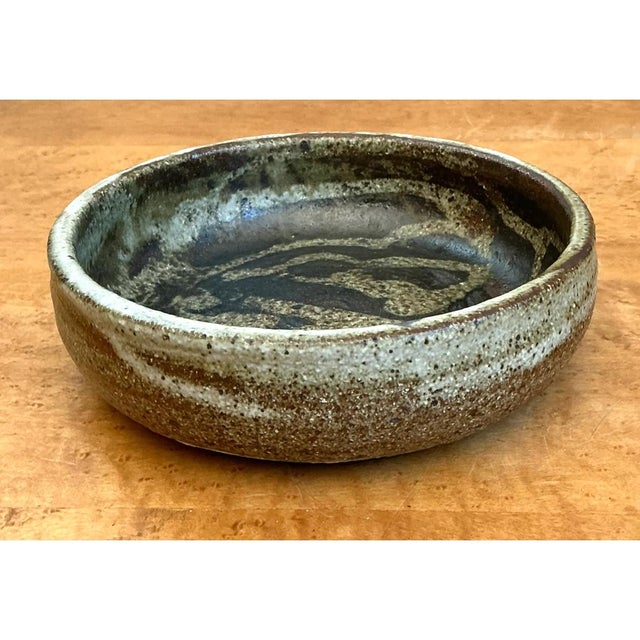 Late 20th Century Vintage Abstract Design Pottery Bowl For Sale - Image 5 of 12