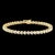 44 Round Diamond 10-12 Pointer Each Tennis Bracelet in 14 K Yellow Gold 5.0 Ct For Sale - Image 17 of 18
