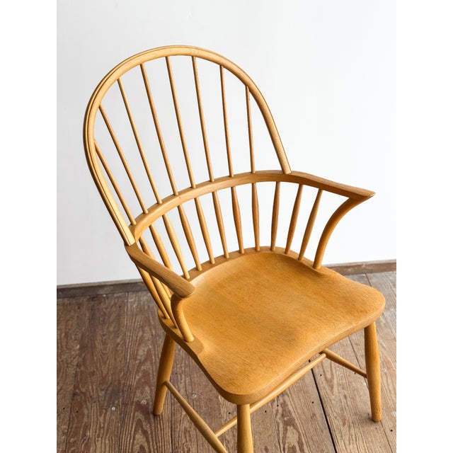 Brutalist Armchair in Pine by Tage Poulsen For Sale - Image 11 of 18