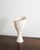 White Sculptural and Plaster Vase by Grillo Demo For Sale - Image 3 of 8