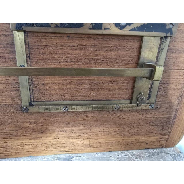 Educational Mechanical Model in Bronze and Wood, 1870 For Sale - Image 10 of 12