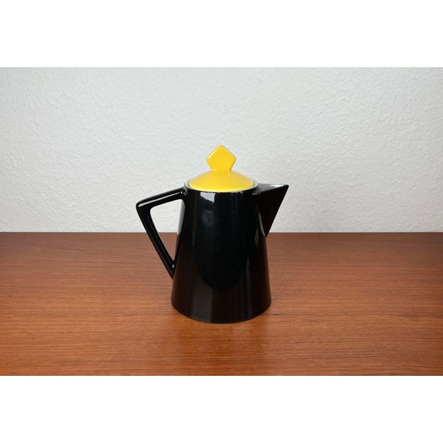Postmodern Vintage German Ceramic Coffee Pot from Könitz For Sale - Image 3 of 18