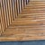Late 20th Century Large Vintage Square Pencil Reed Mirror For Sale - Image 5 of 6