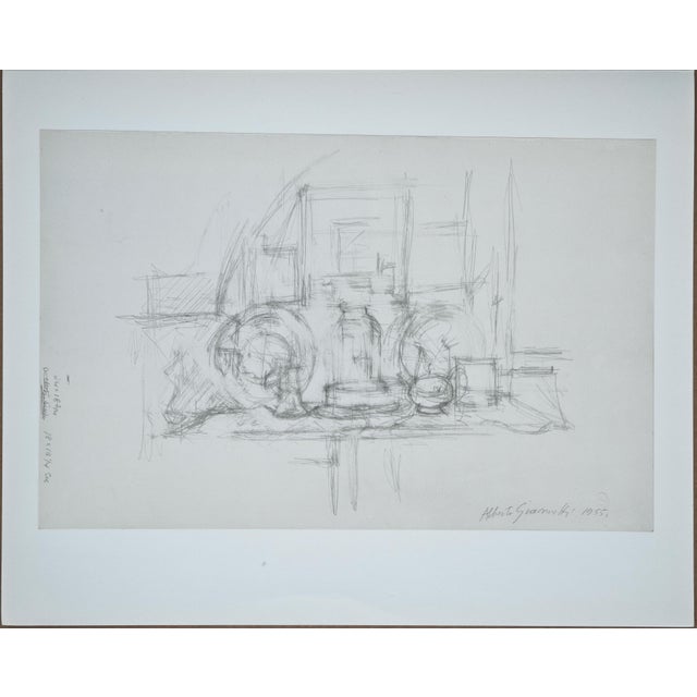 Artist: alberto giacometti (1901-1966), d'après title: "natura morta" (still life) year of ideation: 1955 year of print:...