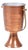 Art Deco Standing Champagne Cooler in Brass and Copper, France, 1920s For Sale