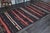 1970s Vintage Handmade Wool Cotton Dark Blue Runner Rug For Sale - Image 11 of 11