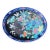 Vintage Japanese-Style Porcelain Peacock Charger Plate With Floral Motif For Sale