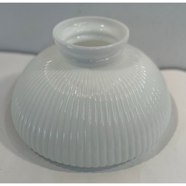 Vintage Milk Glass Lamp Shade For Sale In Dallas - Image 6 of 7