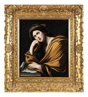 Francesco Cozza, Figurative Composition, 17th Century, Painting, Framed