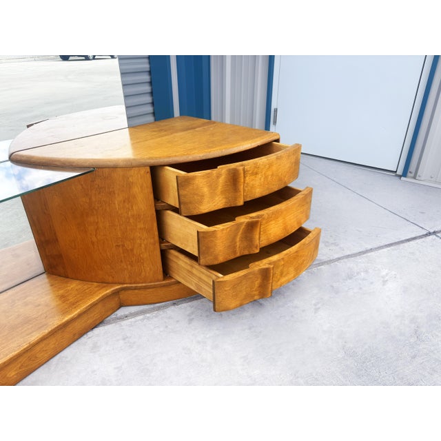 1960s Mid-Century Maple Vanity by Heywood-Wakefield For Sale - Image 9 of 13