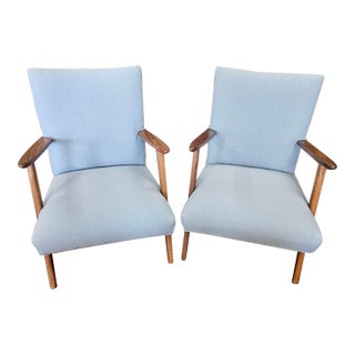 Pair of Danish Vintage Lounge Chairs, 1960s For Sale