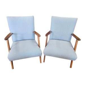 Pair of Danish Vintage Lounge Chairs, 1960s
