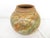 Tan Vintage Eugene Johnson 12" Studio Art Pottery Spherical Vase ~ Drip Glaze Stoneware Planter Pot For Sale - Image 8 of 15