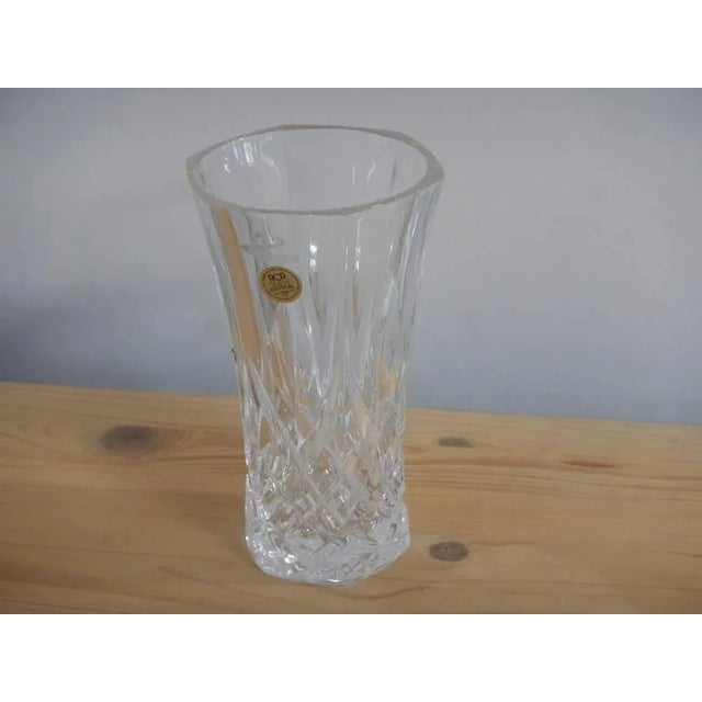 RCB Crystal Vase, 1980s For Sale - Image 3 of 9