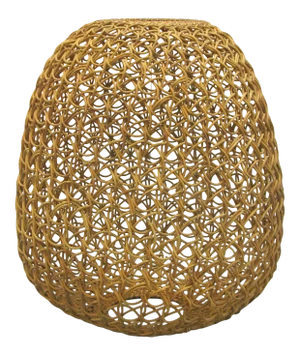 1960s Oblong Woven Wicker Basket