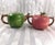 Contemporary 1970s Sakura Apple Orchard Figural Sugar Bowl and Creamer For Sale - Image 3 of 8