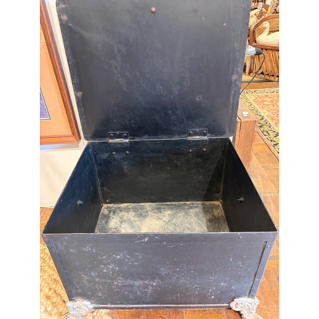 Antique French Fireplace Log Storage For Sale - Image 4 of 4