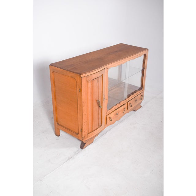 Vintage European Sideboard with Display Case, 1920s For Sale - Image 13 of 13