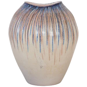 Large German Stoneware Art Pottery Vase, 1960s