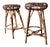 Bamboo High Stools by Franco Albini, Set of 2 For Sale