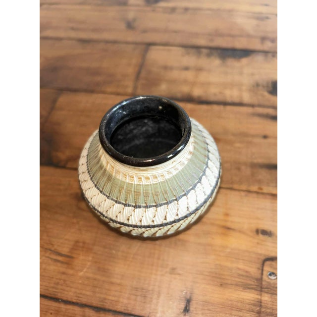 Mid-Century Modern 1960s Vintage Dumler & Breiden West German Sgraffito Vase For Sale - Image 3 of 4