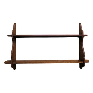 Mid-Century Wall Hanging Shelves in Elm, 1960s For Sale