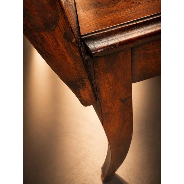 Brown Late Victorian Carved Oak Hall Chair with Barley Twist Legs, 1890 For Sale - Image 8 of 11