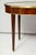 Antique French Mahogany Oval Marble-Top Bouillote Table on Tapered Legs For Sale - Image 4 of 12