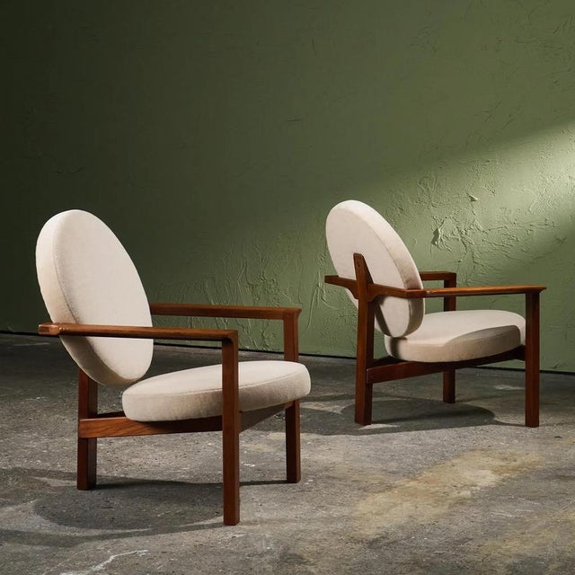 Three-Legged Easy Chairs in Teak by Bent Møller Jepsen for Sitamo, Denmark, 1961, Set of 2 For Sale - Image 15 of 15