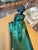 Art Deco Malachite Glass Nude Figural Ashtray For Sale - Image 13 of 16
