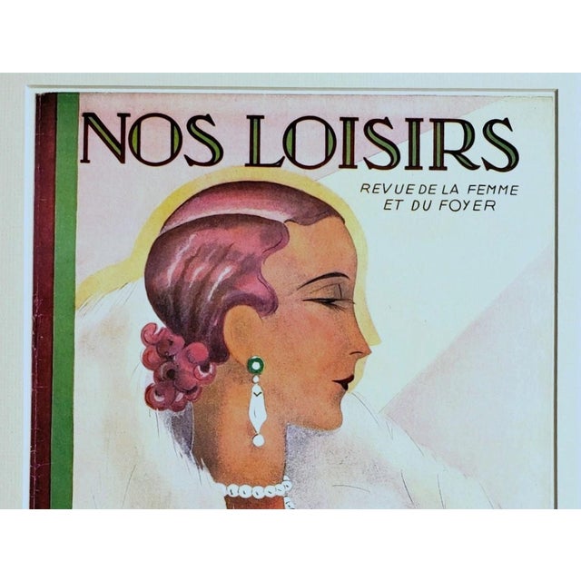 This is a RARE beauty!!! We were fortunate to recently find this 1929 French Art Deco lithograph that features a bejeweled...
