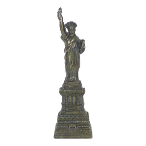 Vintage Statue of Liberty Small Gold Metal Souvenir of New York City