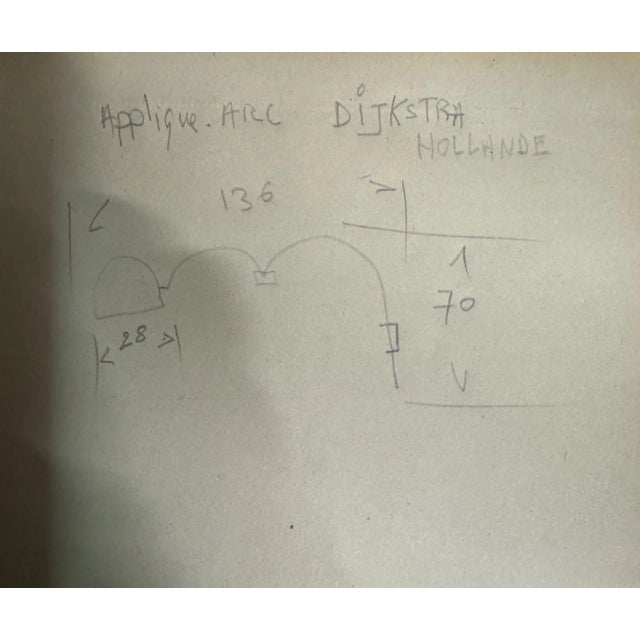 Vintage Wall Lamp from Dijkstra Lampen, 1970 For Sale - Image 12 of 13