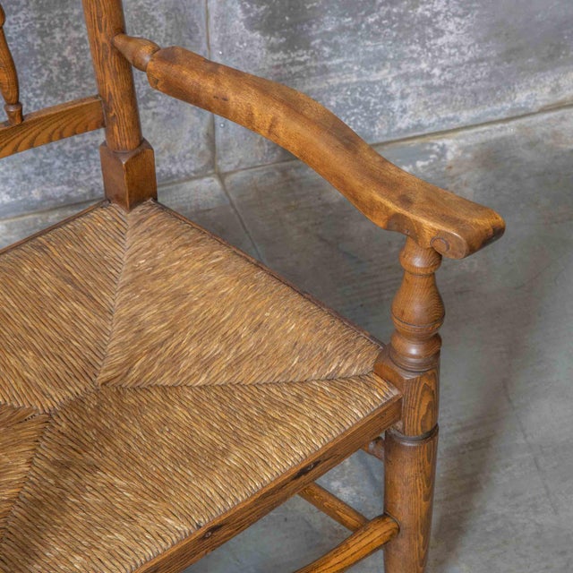 A very nice pair - Ladies Rocker and Gents armchair in the Country Lancashire Style. Offered in their natural ash and...