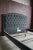 2010s Ethan Allen Upholstered Tufted Headboard Platform King Bed For Sale - Image 5 of 9