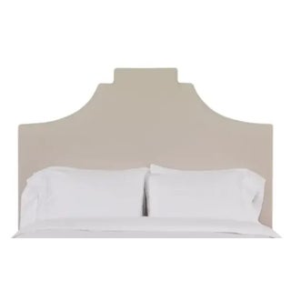 Nadine King Headboard, Gelam Linen For Sale