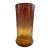 9.5" Antique Victorian Amberina Swirl Art Glass Vase For Sale
