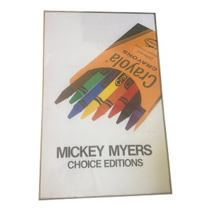 1970s Mickey Myers Choice Editions Crayola Crayons