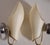 Mid-Century Wall Lamps with Cream-Colored Glass Shades on Metal Mounts1950s, Set of 2 For Sale - Image 4 of 17