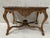 20th-C. Maitland-Smith French Louis XV Style Marble Top Fruitwood Center / Side Table For Sale In Atlanta - Image 6 of 11
