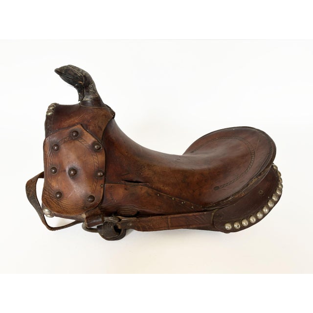 Farmhouse 1920s Antique Pony Saddle For Sale - Image 3 of 11