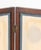 English British Mahogany & Silk Two-Panel Folding Screen For Sale - Image 3 of 6