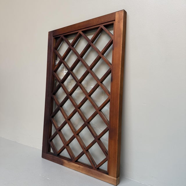 Vintage Japanese Kōshi Panel with Glass, 1950s For Sale - Image 13 of 18