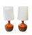 We have for your consideration a very gorgeous pair of mid century modern table lamps. Table lamps consists of textured...