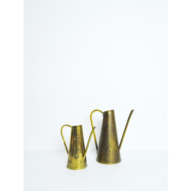 Watering Cans in Brass, Denmark,1960s, Set of 2 For Sale - Image 3 of 12