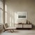 Tan 35.4' X 27.6' High End Shadow Box Framed Contemporary Neutral Color Palette Abstract Seascape Landscape Original Oil Painting For Sale - Image 8 of 9