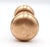 Vintage passage door knob set made of brass with a brushed finish. The original mounting screws are not available. The...